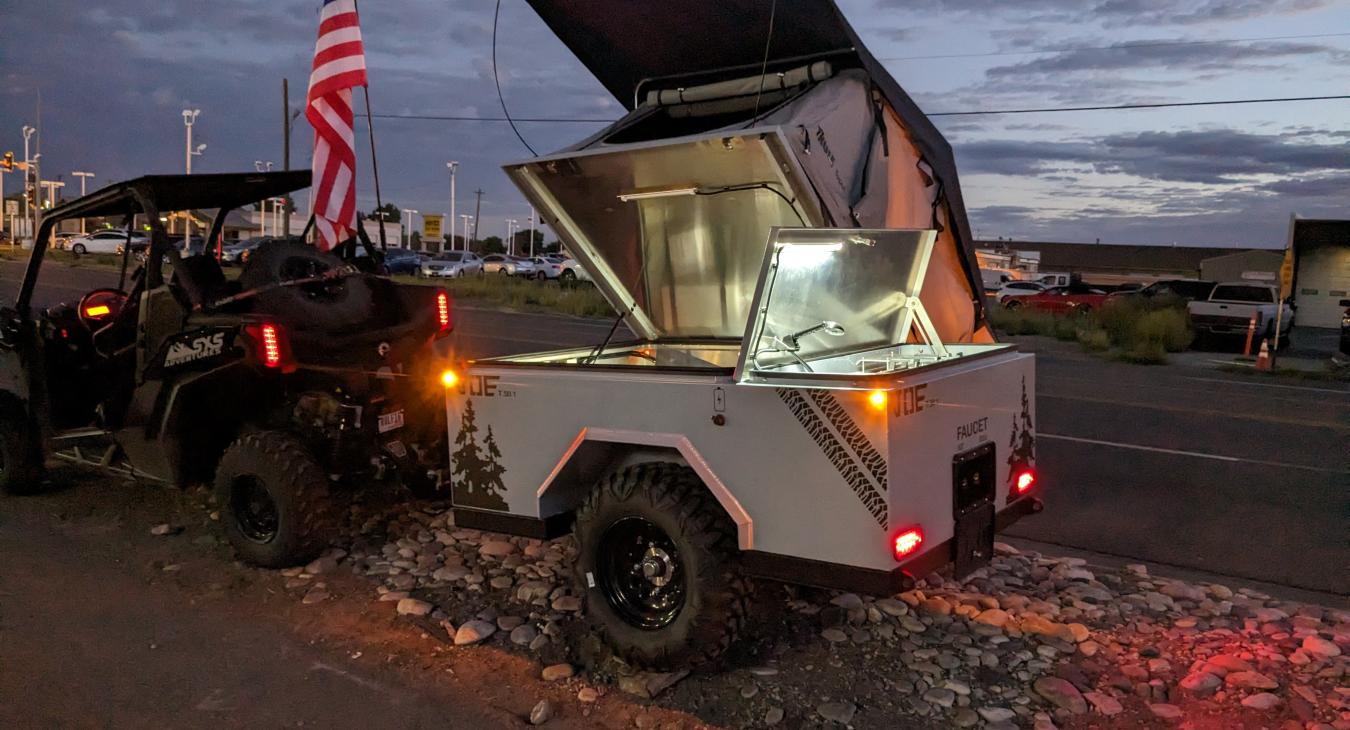 UTV towable trailer